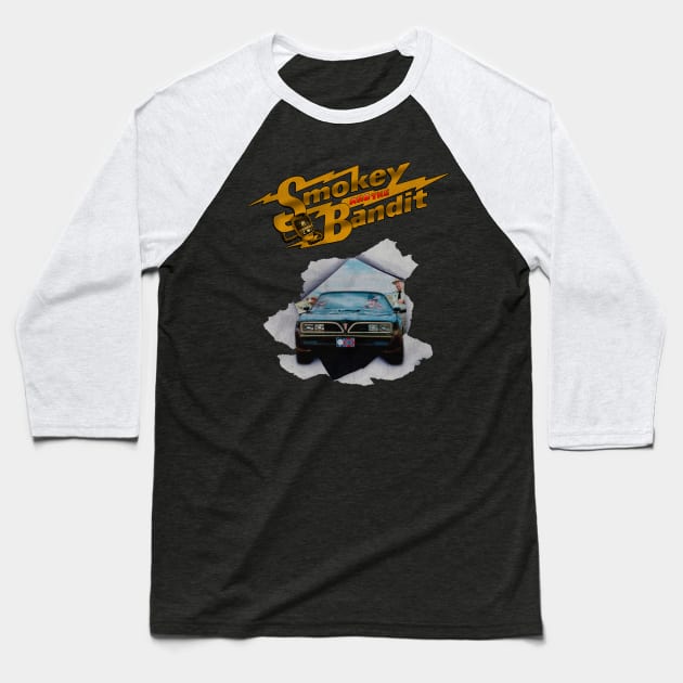 Vintage smokey and the bandit Baseball T-Shirt by Polaroid Popculture